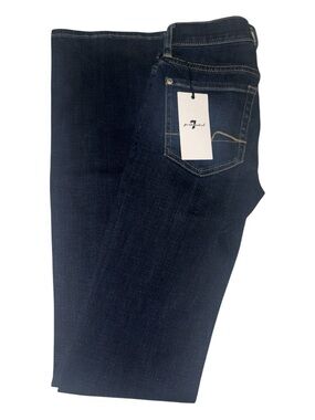 7 For All Mankind Original Bootcut New York Dark Jeans In Rebellion Women's 23